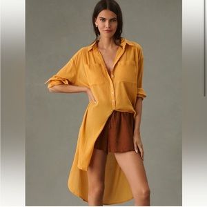 By Anthropologie Duster Tunic Shirt